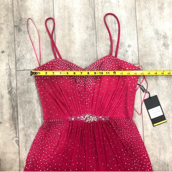 BNWT La Femme beaded gown - Picture 9 of 11